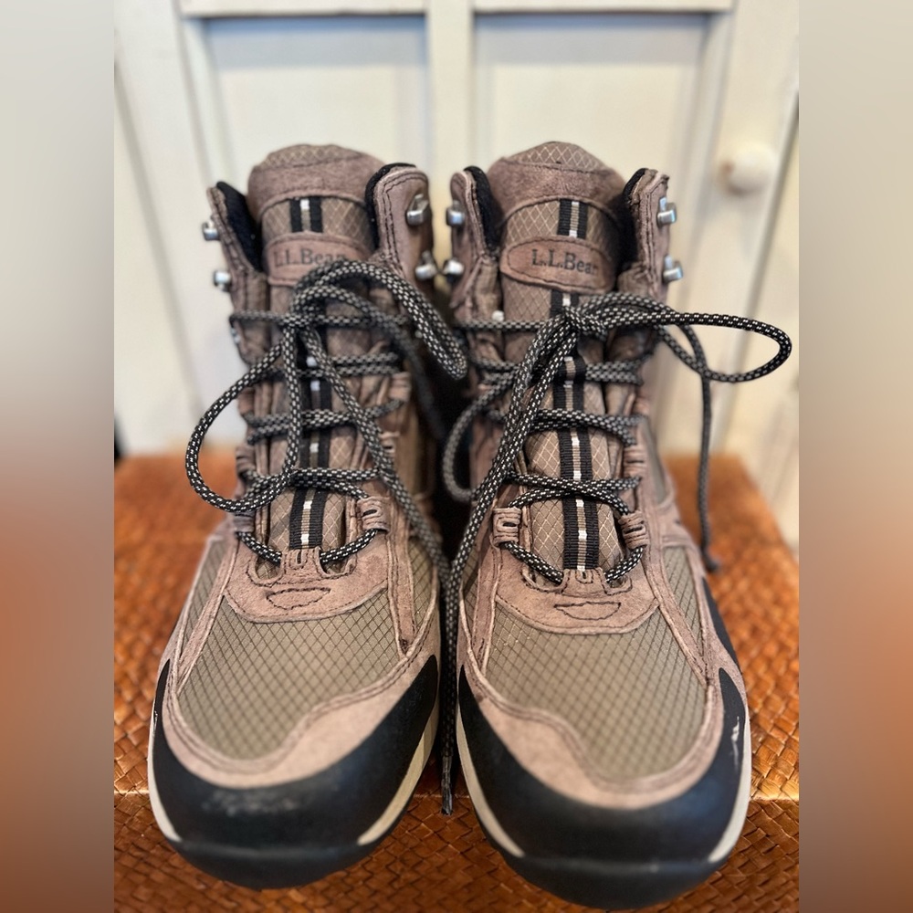 Mens L.L. Bean Tan Hiking Boots